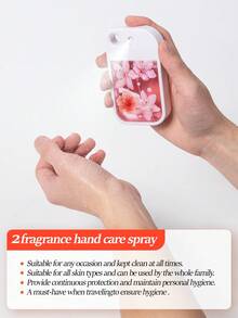 1pc 50ml Moisturizing No-Rinse Hand Sanitizer Spray Bottle, Travel Size Spray Hand Sanitizer Bottle, Moisturizing No-Rinse Hand Sanitizer Spray Bottle (Note: The Actual Product Value Is An Empty Spray Bottle) - Multicolor - View 10