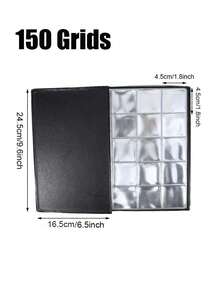 240 Pockets Coin Album - Coin Collecting Book With 10 Pages, 30x30 Mm Grid Holder For Pounds Pence Cents Dollars Nickel - Multicolor - View 10
