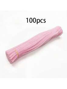 400/525pcs Floral Craft Supplies, Bulk Chenille Stems, Craft Set For DIY Flower Bouquet Packaging Party Decoration (Pink)