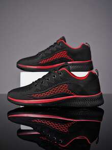 2025 New Spring/Summer Men's Shoes, Korean Style Front Lace-Up Minimalist Casual Outdoor Sports Shoes, Breathable Men's Shoes For Commuting, Hiking, Walking, Business Casual Valentine's Day Ideas