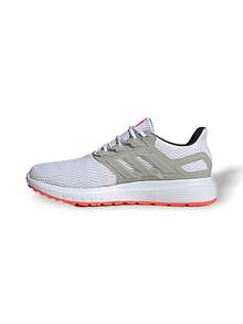 Adidas Giày chạy bộ Ultimashow nam thoáng khí thấm hút mồ hôi nhẹ độ đàn hồi tốt chắc chắn dễ giặt đa năng thể thao ngoài trời chạy bộ hàng ngày đi học màu xám/trắng IG6550 - Xám/trắng - Xem 1