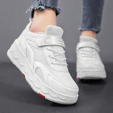 2026新款男女通用Heelys - 青少年及学生休闲滑板鞋，带隐形可伸缩四轮 - 白色 - 查看 3