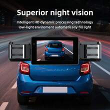 Vavupo 4通道1080P行车记录仪：这款全视角车载DVR涵盖前/左/右/后方，配备180°/270°可旋转镜头，可实现全面区域监控，从而提高驾驶安全性。 - 4 Channels Dash Camera - 查看 5