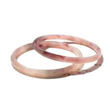 1 Piece Glass Imitation Jade Dingdang Bracelet With Thorn Rose, Ancient Style Accessory, Bestie Same - Style Bracelet, Suitable For Daily Wearing, Valentine's Day Gift, Holiday Gift, For School, Gifts For Lovers, Friends And Classmates, Stylish, Elegant, Cute, Unique And Niche - 1 mảnh xanh có hoa nổi - Xem 5