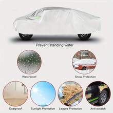 F150 Truck Cover - Highly Durable All-Weather Protection | Reflective, UV/Snow/Dust Resistant, Fits Most Pickups - 190T Polyester Taffeta - View 7