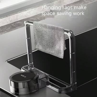 1pc/Approx. 50pcs Practical Kitchen Sink Strainer Rack, No Drilling Suction Cup Removable & Movable, Filters Food Scraps, Residues, Waste, Prevents Clogging, Disposable Filter Net, Suitable For Sink Side