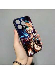 Funda de teléfono anime genial D-Dr.STONE compatible con 16 Pro Max 15 14 Pro Max 13pro 11 X Xs Xr 8 7Plus, funda de silicona, funda compatible con funda  17 pro max, funda  17 pro, funda  17, funda  16, funda  16 pro max, funda  15 - Negro 3 - Ver 5