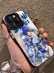 Estampado 2D plano Funda de teléfono MLB  diseño artístico Dodgers, protección anti-golpes, compatible con iPhone 14/15, material resistente, estilo deportivo premium Cubierta de teléfono de colores mixtos con estampado completo para 17 PRO MAX/17 AIR/15 ProMax/16 PROMAX/Galaxy S22/S23/S24/S23 Plus/S24 Ultra/S25/A15/A33/A23, cubierta de Halloween, estética de cubiertas, cubierta 2D plana, cubierta vintage, cubierta de collage, cubierta de moda, cubierta con flores, cubierta cool, cubierta adorable, diseño de impresión UV, seguidores de , amantes de la moda - Color mixto 1 - Ver 2