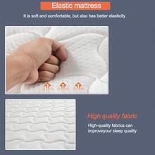 Spring Mattress, Dimensions: 90 * 190 Cm, Thickness: 10 Cm, Firmness Level: H3, With Ergonomic Modules And Lumbar Support; Rolled Mattress - White - View 9