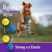 Dog Balls Tennis Ball Toys Dog Toys Aggressive Chewers Durable Teething Chew Toys Fetch Ball Large Medium Small Dog And Puppies 4 Balls - 1 Ball - View 5