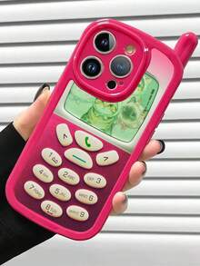 1个全新独特大老板洋红色猫咪彩绘防摔手机壳，兼容 15，亮面彩绘软壳保护套，兼容 16/11/16Pro/16Plus/16ProMax/16E/15ProMax/13/14/12/XS/XR/7G/8P3/14/11/P12/XS - 彩色 - 查看 6