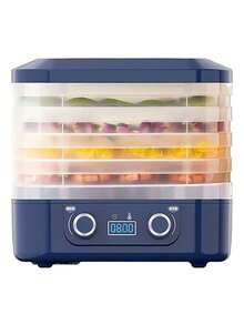 Frutas Verduras 5 Capas Secador Deshidratador Alimentos - Azul - Ver 2