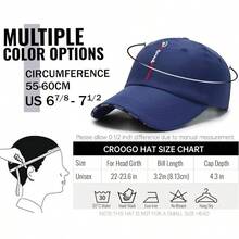 - Gorro deportivo de secado rpido, UPF 50+ bordado, ligero, proteccin, para hombres y mujeres, Cp13 - azul, One Size - inicial - Ver 4