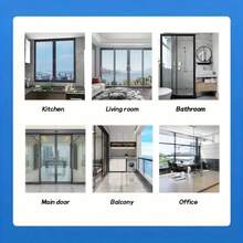 One-Way Mirror Window Film: Mirror Reflective Window Film, Privacy, Heat Insulation, UV Protection, Anti-Glare, Safety Window Film, Sun Blocking Window Film, Suitable For Home, Office (Silver-Silver) - Silver - View 9