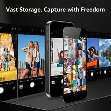 SOYES 1PCS - 3G Mini rosa Smartphone . Descarga aplicaciones a través de Wifi. Pantalla táctil de alta definición de 3.0 pulgadas. Smartphone pequeño para estudiantes. Batería de 1000mAh. 2GB de RAM + 16GB de ROM. Sistema Android. Mejor regalo creativo para fiestas, regalos de cumpleaños. Teléfono mini en colores negro / rosa / azul. - Negro - Ver 8