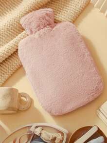 1个500毫升-1000毫升-2000毫升高密度PVC热水袋，可重复灌装，用于暖手和热敷，防爆设计，柔软绒面，可重复灌装热水袋，持久保温，大容量PVC暖手宝，螺旋盖灌装，防漏，热水袋，水袋，方便取用热水，药膏 - 彩色 - 查看 22