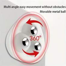 4个重型迷你三球脚轮，带360°旋转底座 - 无需钻孔，运行安静，不锈钢轴承 - 适用于家具、橱柜、储物箱、办公室、家庭、车间