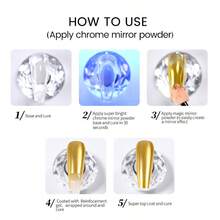 BORN PRETTY 10ml 铬底指甲油 半永久性可卸UV/LED指甲凝胶 指甲油 美甲艺术 易于使用 美甲沙龙美甲