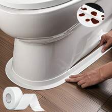 YITAPE 1/3/5 Meter Bathroom, Toilet, And Kitchen Grout Sealing Tape And Strip; Self-Adhesive Bathtub And Wall Sealing Tape; Grout Strip; Sealing Tape; Edge Protector For Sinks, Bathrooms, Toilets, Bathtubs, Floors, And Walls. - White - View 1