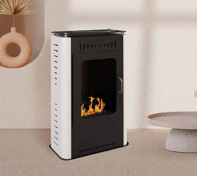 Dmora Appiano - Bio-ethanolhaard, 50x27x80h cm wit