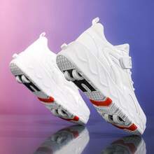 2026新款男女通用Heelys - 青少年及学生休闲滑板鞋，带隐形可伸缩四轮 - 白色 - 查看 4