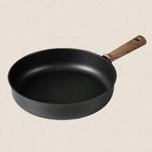 1 Juego de Utensilios de Cocina Antiadherentes de Alta Calidad en Negro, que incluye Sartén, Olla para Sopa, Sartén Plana, Apto para Cocina de Inducción y Compatible con Todas las Estufas