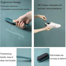 1个软毛鞋刷，鞋渍去除器，运动鞋清洁剂，衣物清洁刷，家用清洁工具配件