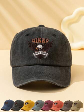 1 st svart flerfärgad justerbar storlek vintage tvättad basebollkeps, trendig utomhus casual solhatt lämplig för dagligt bruk, mångsidig och