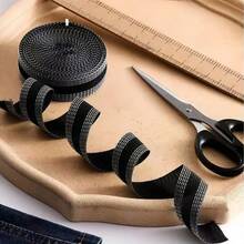 شريط لاصق لتقصير وإصلاح الجينز، تعديل طول ساق البنطلون قماش DIY الخياطة - الأسود - مشاهدة 4