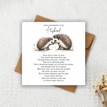 Husband Anniversary Card, Husband Anniversary Poem, Husband Anniversary Verse, Husband Sweet Anniversary Card - Multicolor - View 10