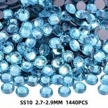 23 Color Options SS10/16/20 1440pcs/Pack DMC Hotfix Rhinestones, Glass Strass Multi-Color Multi-Size Available, Mix Color, Siam, Jet, Orange Sapphire, Topaz, L.Co.Topaz, Smoked Topaz, Rose, Fushia, Pink, Emerald, Aquamarine, Rainbow, Champagne, CRYSTAL AB, Light Amethyst, For DIY Dress, Clothing, Jewelry Decoration, Party Gift Decoration, Shoes, Hats, Pants Accessories - Multicolor - View 14