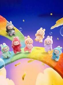 POP MART Labubu THE MONSTERS 3.0 Plush Keychain Blind Box 100% Authentic Cute Doll Figurine Valentine's Day Gift For Fans Bag Charm Collectible Toy(Only One Box) - Nhiều màu - Xem 2