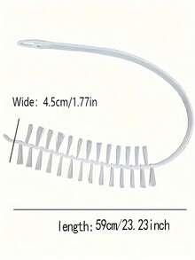 1/2/5件套滚筒洗衣机清洁刷 洗衣机滚筒内壁清洁刷 专用长柄刷 内壁缝隙刷 - 适用于清洁洗衣机、空调、风扇、管道、家用清洁工具