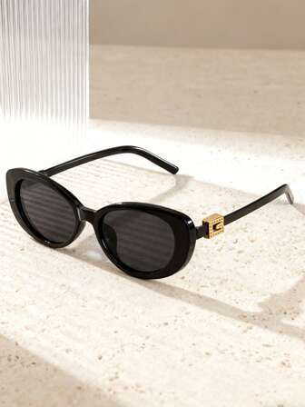 1 pieza Gafas de moda con marco grande y colorido de estilo europeo y americano, gafas para mujeres