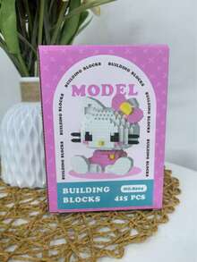 Sanrio 三丽鸥Hello Kitty/Kuromi/My Melody积木套装，提升专注力，适合房间装饰、生日礼物、派对游戏、DIY手工、动物及卡通人物模型。（随机包装，因生产批次不同可能存在轻微色差） - 彩色 - 查看 7