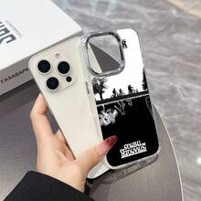 Funda para iPhone 17, 16e, 16, 15, 14, 13, 12, 11 Pro Max, Air X, XR, XSMAX, 8, 7 Plus - Marco de Lente Metálico Plateado con Cubierta Trasera Transparente y Suave, Funda de Teléfono Bonita, Funda para Móvil,Impreso con UV,Cubierta Ligera,Entusiastas de la Tecnología,Fans del Anime - Color 1 - Ver 3