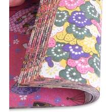 Origami Paper Kit 50 Sheets 6 Inch Square Double Sided Color 10 Vivid Sakura Washi Chiyo Colors Hand Crafts Origami Paper Arts Creativity. Cherry Blossoms - 50張櫻花圖案 - 查看 5