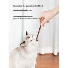 Fresh Breath, Remove Dental Plaque, Cat Chewing Sticks, Wooden Celery Sticks, Cat Toys, Cat Treats, Teeth Grinding, Durable. - Multicolor - View 9