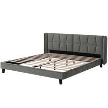 Bed Frames - Gray + Velvet + 180cm*200cm - View 6