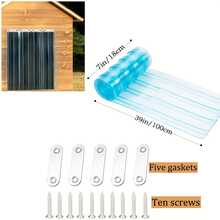 Transparent PVC Pet Door Curtain, Easy To Cut And Install, Windproof, Warm, Dust-Proof, Easy To Clean, Replacement For Dog House/Cat Bed