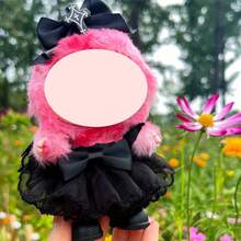 17cm Doll Clothes - Tulle Skirt & Black Dress Outfit Set, Suitable For Labubu Doll - Multicolor - View 11