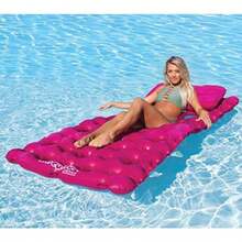 Airhead Sun Comfort Cool Suede Pool Mattress(Pool Mattress, Raspberry) - Multicolor - Ver 3