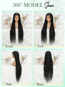 A ANYTIME Synthetic Braided Lace Front Wig , Boxed Braids Lace Wig