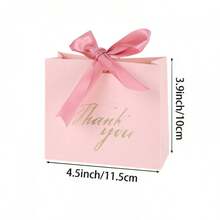 Pink Gift Box, Thank You Gift Box, Bow Gift Box, Holiday And Party Gift Box, Luxury High-End Gift Box - Pink Bow Gift Box - View 6