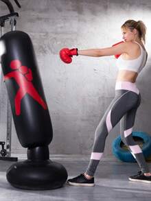 1pc Inflatable Punching Column, Adult Inflatable Punching Bag Freestanding Punching Bag, 1.6m Tall Punching Column, Air Outlet Punching Bag, Thick Punching Column