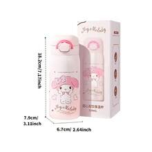 Miniso 名创优品三丽鸥卡通圆形双层保温杯 320毫升 食品级材质 防摔耐用，实用性强，是办公桌、校园通勤、户外活动和居家日常使用的必备饮水用具（1个） - C - 查看 3