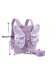 1件装防走失幼儿背包牵引绳，儿童安全背带，蝴蝶图案设计