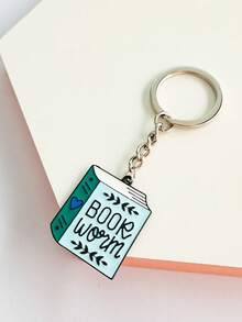 Creative Book Shaped Keychain, Gift For Book Lovers, Readers, Men, Women, Students - Multicolor - View 4