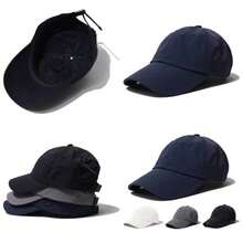 Gorra de bisbol de secado rpido UPF 50+ para deportes al aire libre, transpirable, 6 paneles para pap, diario, sin estructura, para correr, unisex, Gd52 - blue, 22 - 23.2 inch - inicial - Ver 1