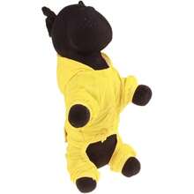 Manteau imperméable pour chien, manteau de pluie réfléchissant, manteau de pluie à double couche pour chien, manteau de pluie pour animaux de compagnie adapté aux petits chiens, veste de pluie pour animaux de compagnie avec capuche respirante - Jaune citron - Voir 6